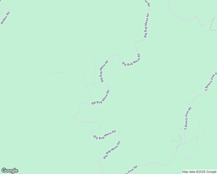 map of restaurants, bars, coffee shops, grocery stores, and more near Big Bug Mesa Road in Mayer