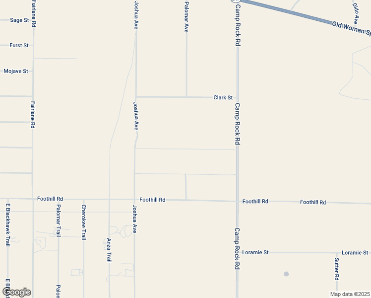 map of restaurants, bars, coffee shops, grocery stores, and more near Cuarto Street in Lucerne Valley