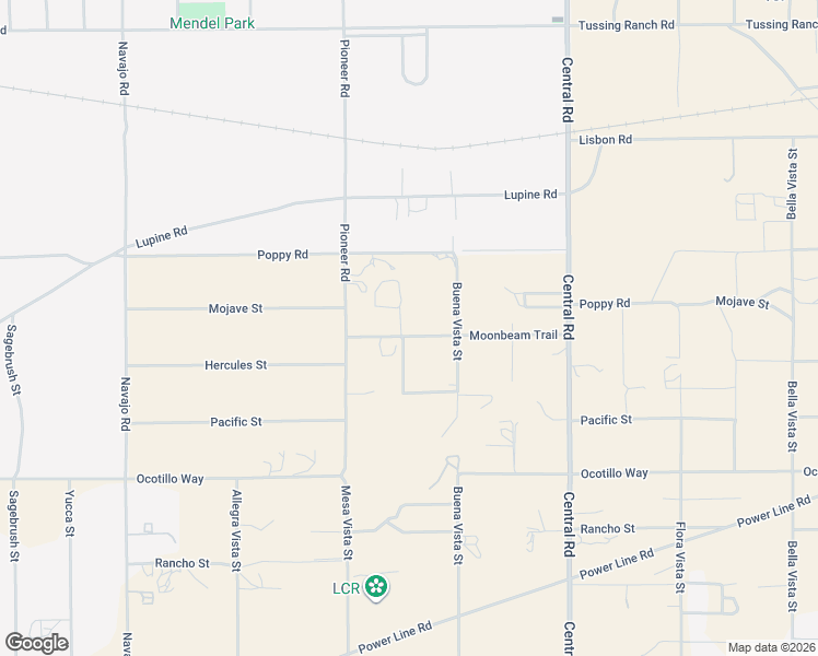 map of restaurants, bars, coffee shops, grocery stores, and more near 22244 Moonbeam Trail in Apple Valley