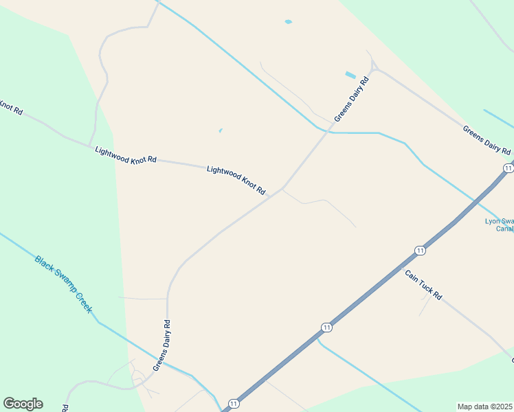 map of restaurants, bars, coffee shops, grocery stores, and more near Greens Dairy Road in Bladen County