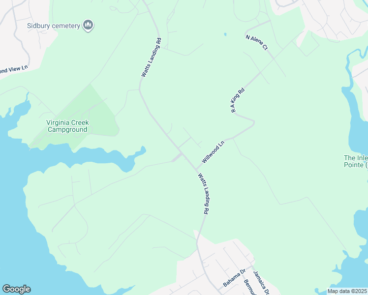 map of restaurants, bars, coffee shops, grocery stores, and more near 1161 Watts Landing Road in Hampstead
