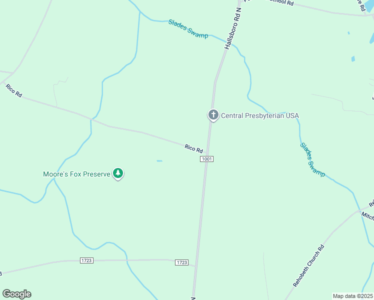 map of restaurants, bars, coffee shops, grocery stores, and more near 7115 Hallsboro Road North in Clarkton