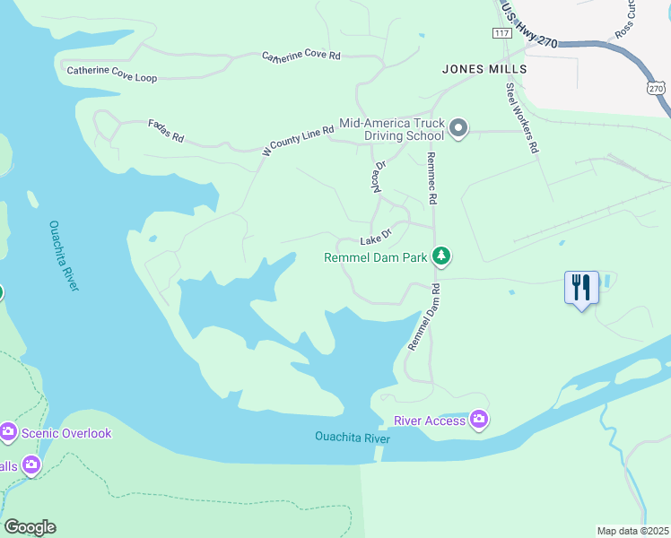 map of restaurants, bars, coffee shops, grocery stores, and more near 322 Lake Drive in Malvern