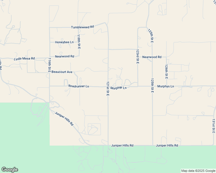 map of restaurants, bars, coffee shops, grocery stores, and more near Murphys Lane in Juniper Hills