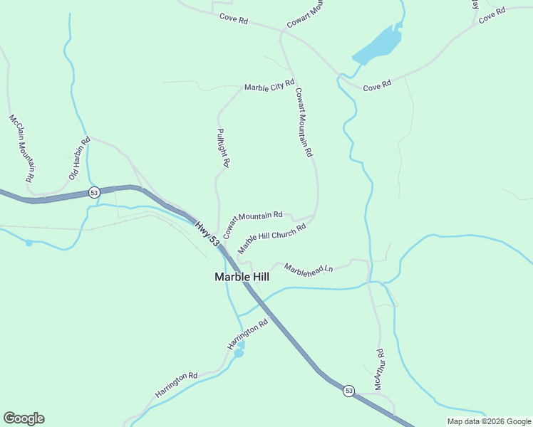 map of restaurants, bars, coffee shops, grocery stores, and more near 2132 Cowart Mountain Road in Big Canoe