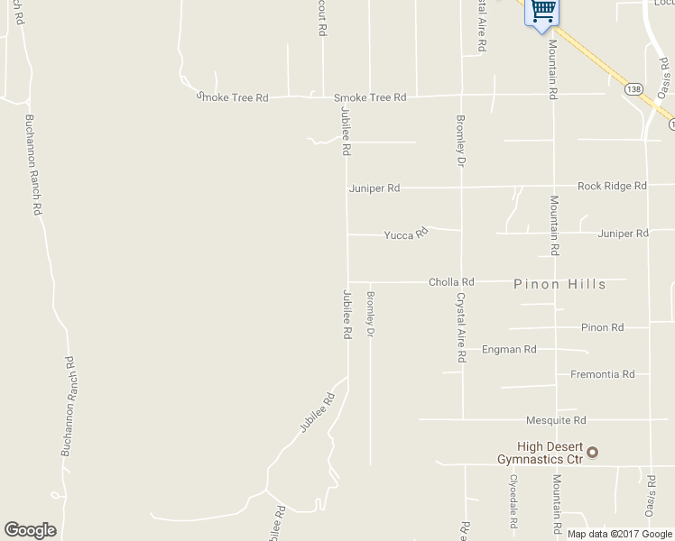 map of restaurants, bars, coffee shops, grocery stores, and more near 10120 Pineview Road in Pinon Hills