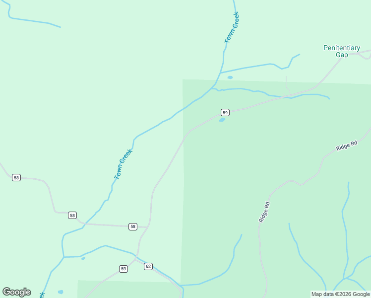 map of restaurants, bars, coffee shops, grocery stores, and more near 6092 County Road 59 in Moulton