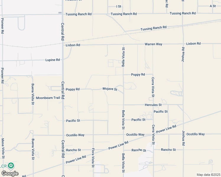 map of restaurants, bars, coffee shops, grocery stores, and more near Mojave Street in Apple Valley