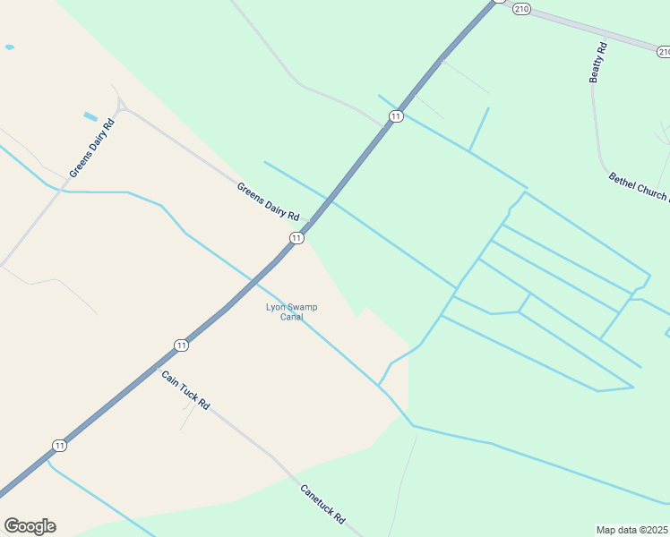 map of restaurants, bars, coffee shops, grocery stores, and more near 11 Bladenboro Road in Whiteville