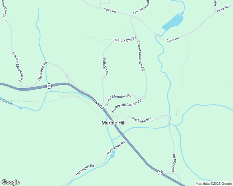 map of restaurants, bars, coffee shops, grocery stores, and more near 2132 Cowart Mountain Road in Big Canoe