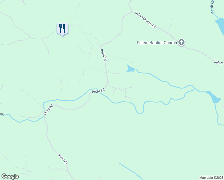 map of restaurants, bars, coffee shops, grocery stores, and more near 80 Orchard Ridge Trail in Jasper