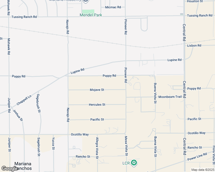 map of restaurants, bars, coffee shops, grocery stores, and more near 21978 Mojave Street in Apple Valley