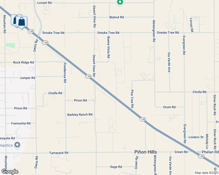 map of restaurants, bars, coffee shops, grocery stores, and more near in Piñon Hills