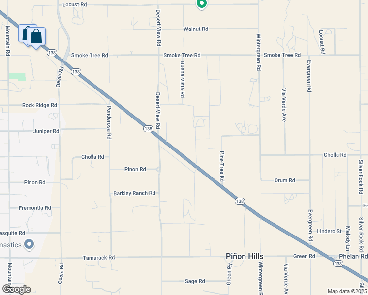 map of restaurants, bars, coffee shops, grocery stores, and more near in Piñon Hills