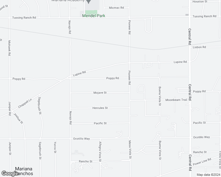 map of restaurants, bars, coffee shops, grocery stores, and more near 21978 Mojave Street in Apple Valley
