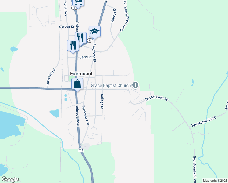 map of restaurants, bars, coffee shops, grocery stores, and more near 263 Calhoun Street in Fairmount