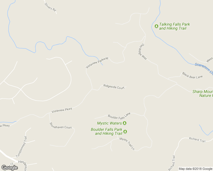 map of restaurants, bars, coffee shops, grocery stores, and more near Ridgeside Court in Jasper