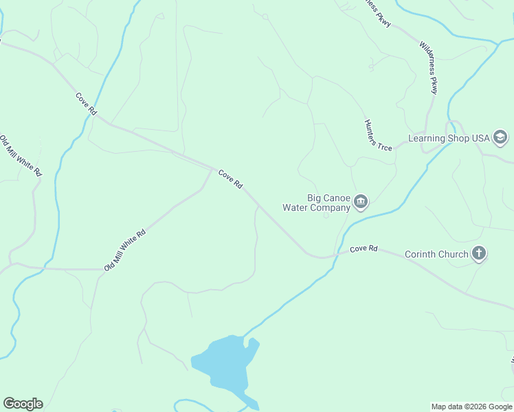 map of restaurants, bars, coffee shops, grocery stores, and more near Cove Lake Drive in Pickens County