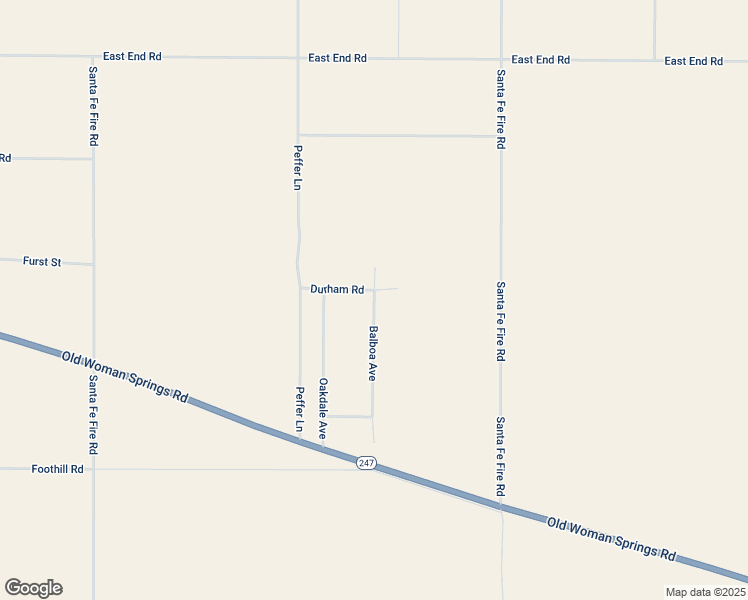 map of restaurants, bars, coffee shops, grocery stores, and more near Balboa Avenue in Lucerne Valley