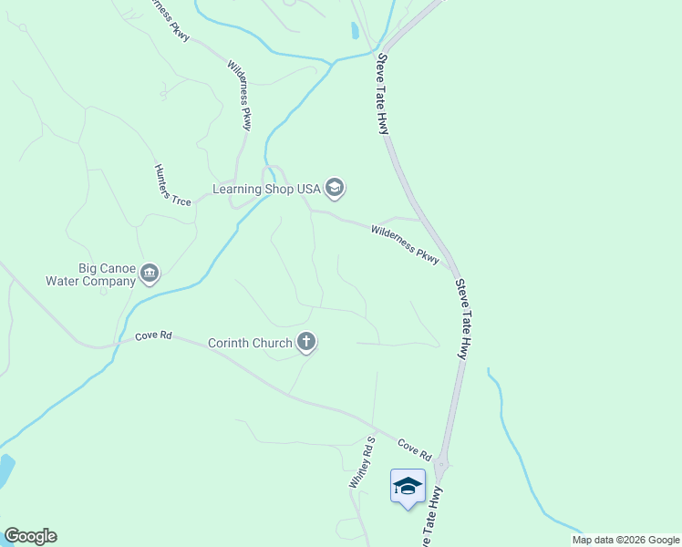 map of restaurants, bars, coffee shops, grocery stores, and more near 152 Wilderness Knoll in Jasper