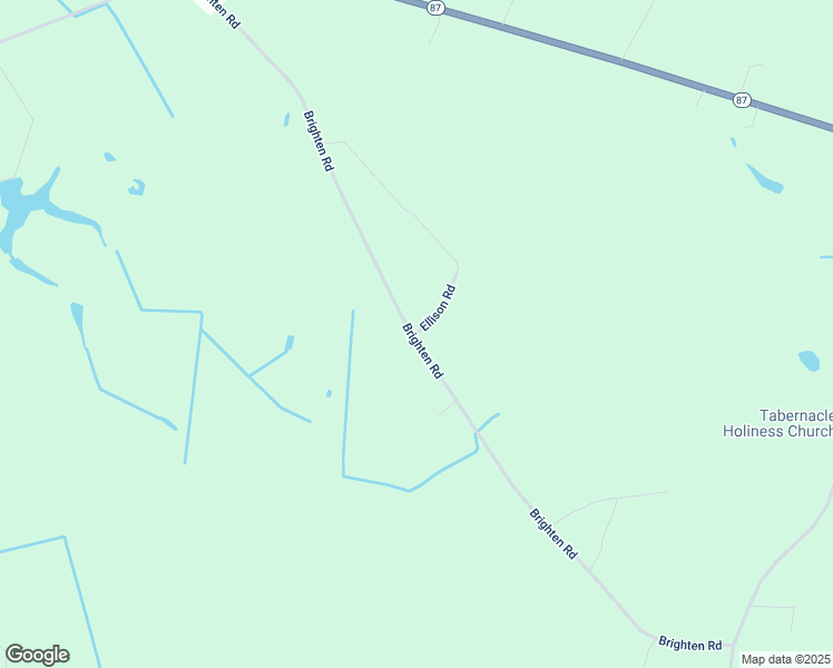 map of restaurants, bars, coffee shops, grocery stores, and more near 100 Ellison Road in Riegelwood