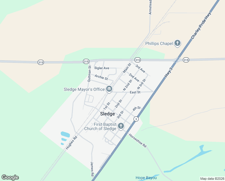 map of restaurants, bars, coffee shops, grocery stores, and more near 240 Parks Street in Sledge