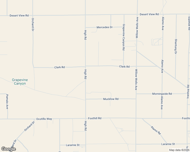 map of restaurants, bars, coffee shops, grocery stores, and more near 28901-28983 Clark Road in Lucerne Valley
