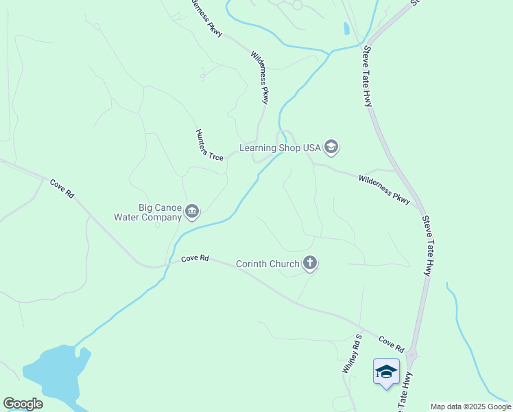 map of restaurants, bars, coffee shops, grocery stores, and more near Blackwell Creek Way in Pickens County