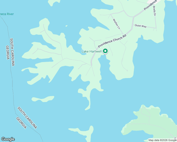 map of restaurants, bars, coffee shops, grocery stores, and more near 2809 Providence Church Road in Anderson