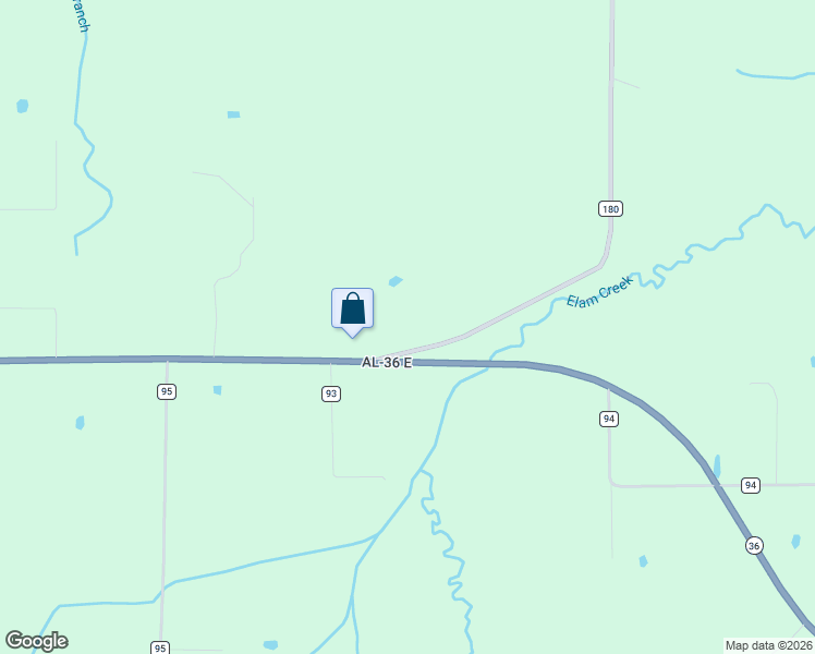 map of restaurants, bars, coffee shops, grocery stores, and more near 929 Alabama 36 in Moulton