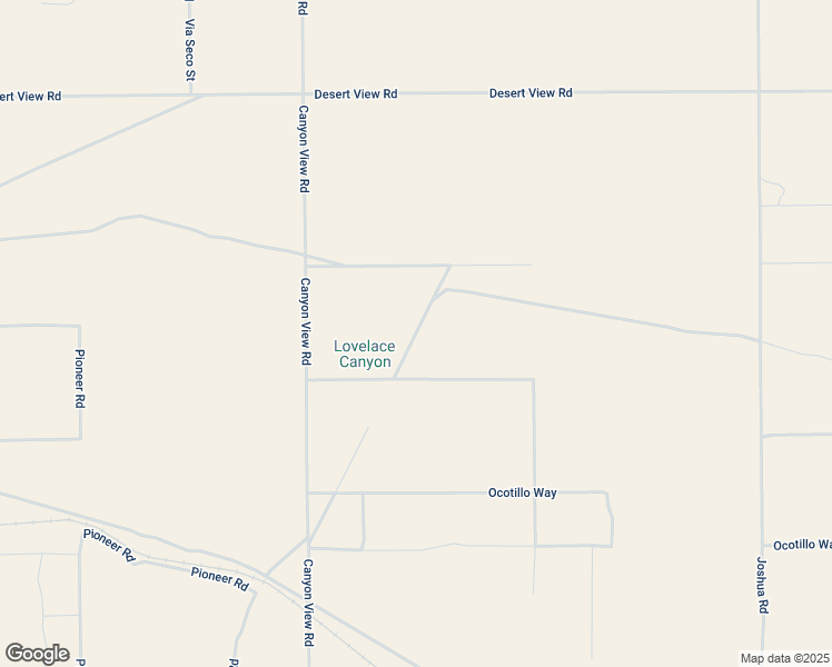 map of restaurants, bars, coffee shops, grocery stores, and more near Canyon View Road in San Bernardino County