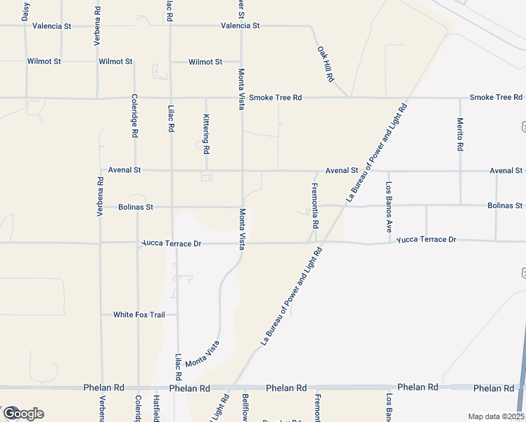 map of restaurants, bars, coffee shops, grocery stores, and more near 10191 Bellflower Street in Oak Hills