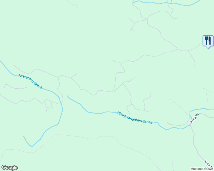 map of restaurants, bars, coffee shops, grocery stores, and more near 1146 Sharp Mountain Parkway in Jasper