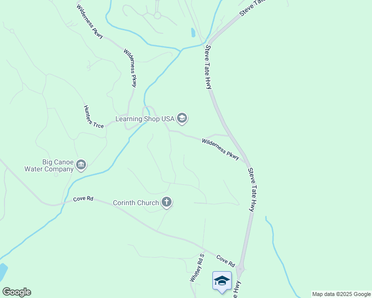 map of restaurants, bars, coffee shops, grocery stores, and more near 209 Wilderness Knoll in Big Canoe