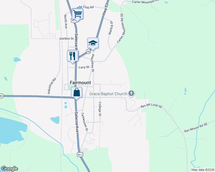 map of restaurants, bars, coffee shops, grocery stores, and more near 225 Jasper Street in Fairmount