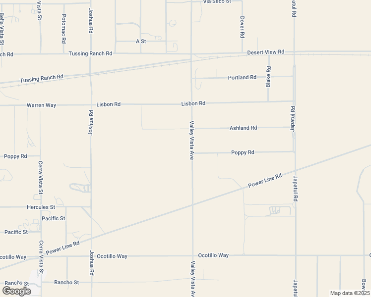 map of restaurants, bars, coffee shops, grocery stores, and more near Valley Vista Avenue in San Bernardino County