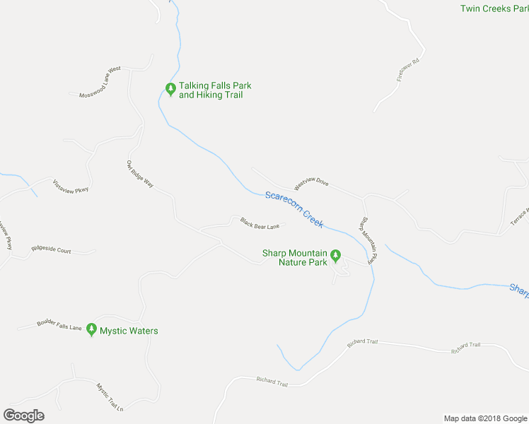 map of restaurants, bars, coffee shops, grocery stores, and more near 325 Black Bear Lane in Big Canoe