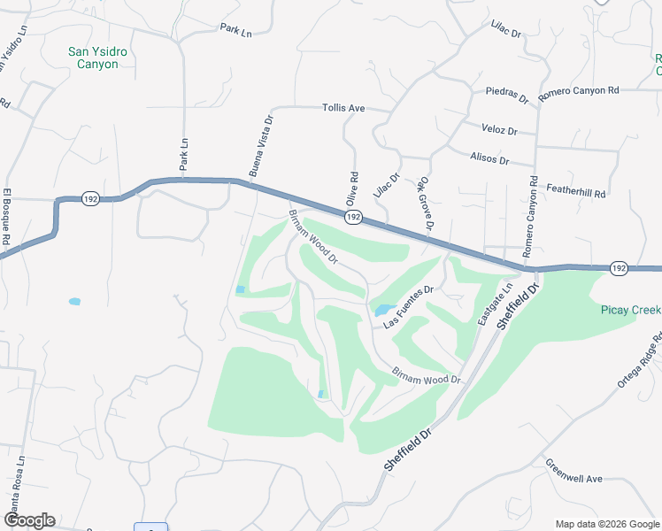 map of restaurants, bars, coffee shops, grocery stores, and more near 2025 Birnam Wood Drive in Montecito