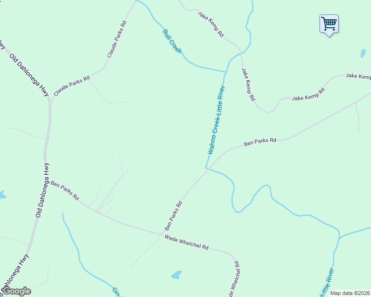 map of restaurants, bars, coffee shops, grocery stores, and more near 6245 Ben Parks Road in Murrayville