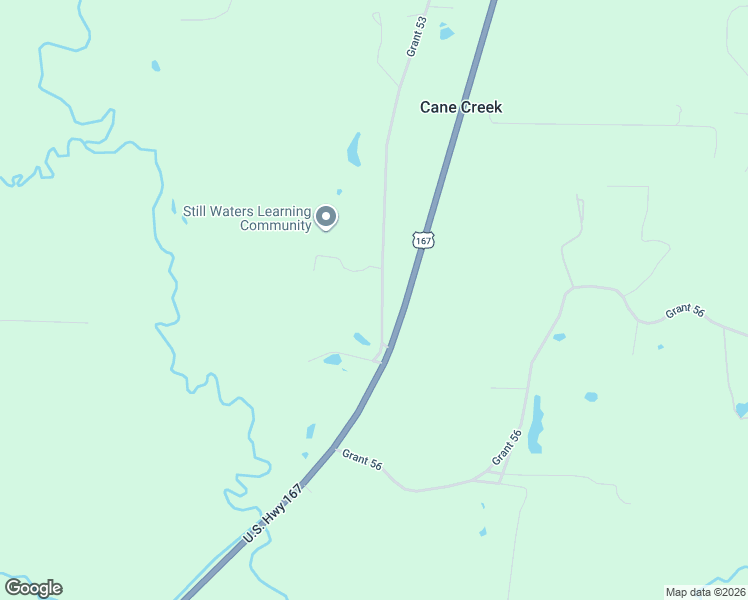 map of restaurants, bars, coffee shops, grocery stores, and more near 227 Old Highway 167 in Sheridan