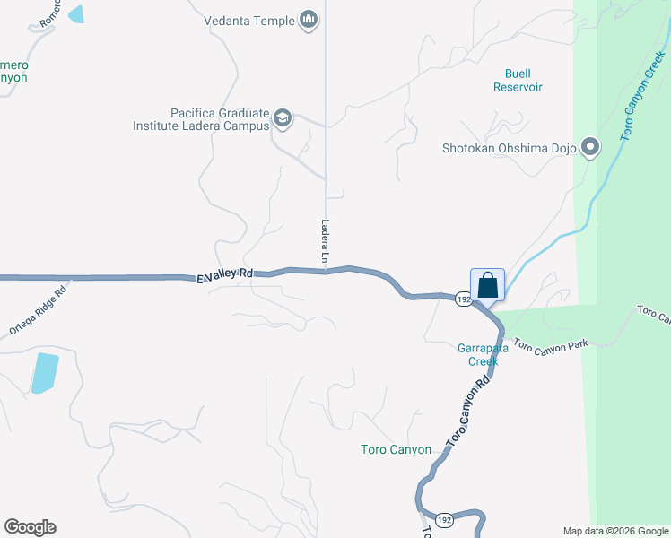 map of restaurants, bars, coffee shops, grocery stores, and more near 622 Ladera Lane in Montecito