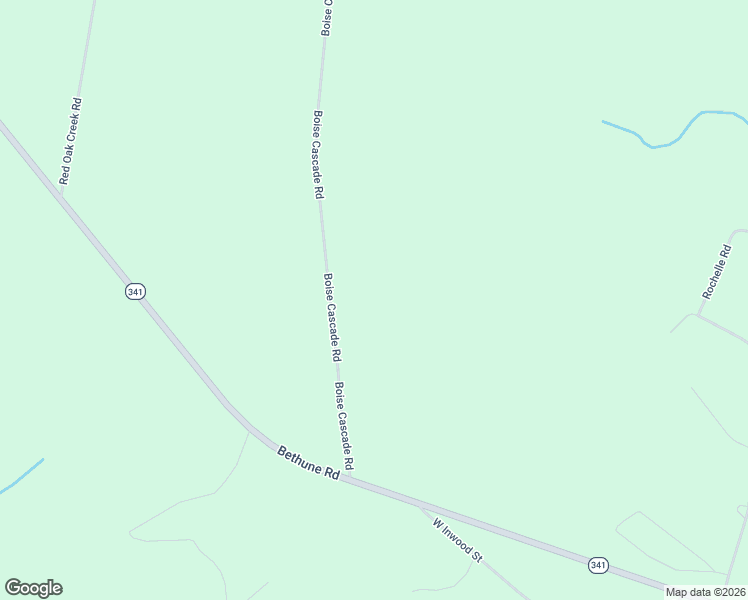 map of restaurants, bars, coffee shops, grocery stores, and more near 3040 Boise Cascade Road in Bethune