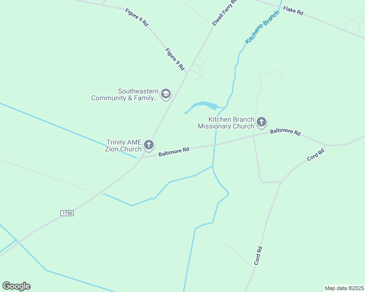 map of restaurants, bars, coffee shops, grocery stores, and more near 2087 Kennedy Road in Riegelwood