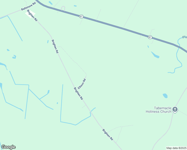 map of restaurants, bars, coffee shops, grocery stores, and more near 184 Ellison Road in Riegelwood