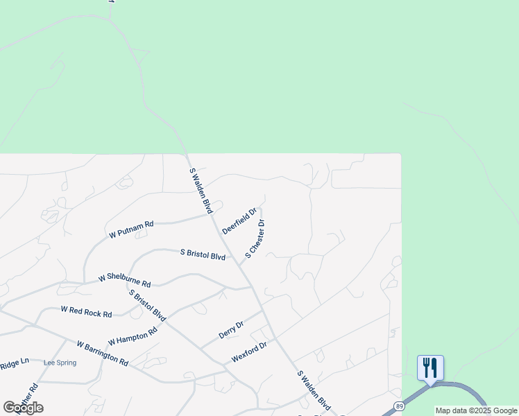 map of restaurants, bars, coffee shops, grocery stores, and more near 7682 West Deerfield Drive in Wilhoit