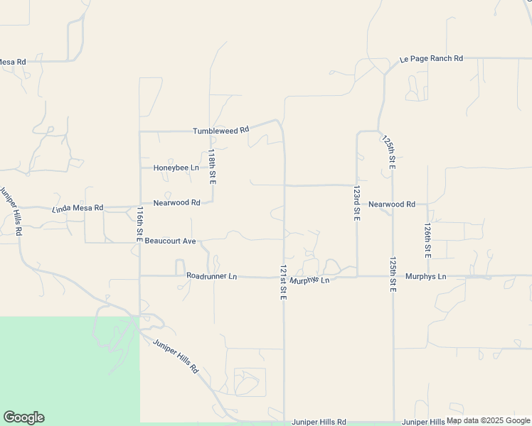 map of restaurants, bars, coffee shops, grocery stores, and more near 29315 121st Street East in Juniper Hills