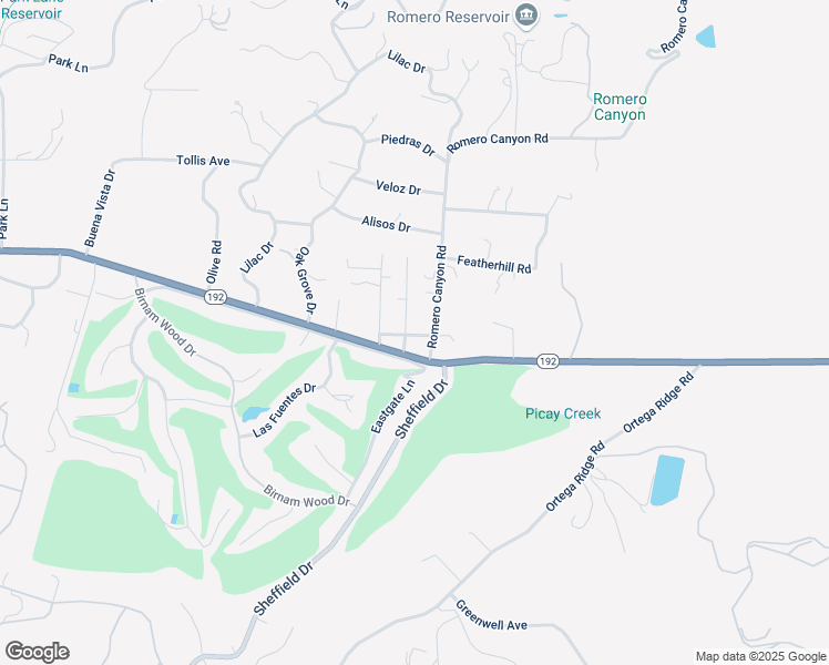 map of restaurants, bars, coffee shops, grocery stores, and more near 614 Orchard Avenue in Montecito