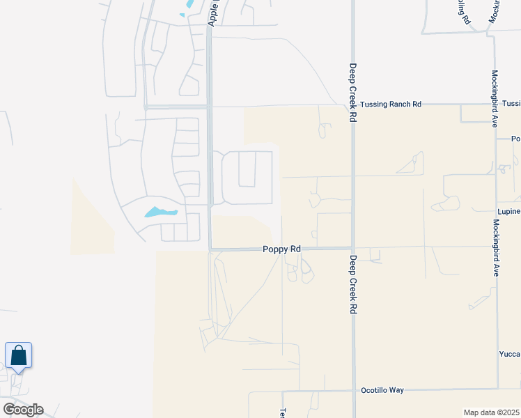 map of restaurants, bars, coffee shops, grocery stores, and more near 19781 Rosemary Street in Apple Valley