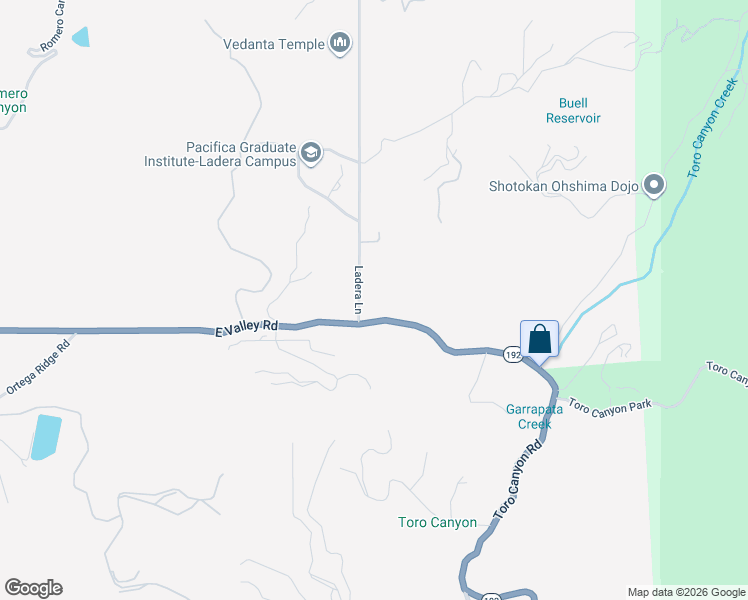 map of restaurants, bars, coffee shops, grocery stores, and more near 622 Ladera Lane in Montecito