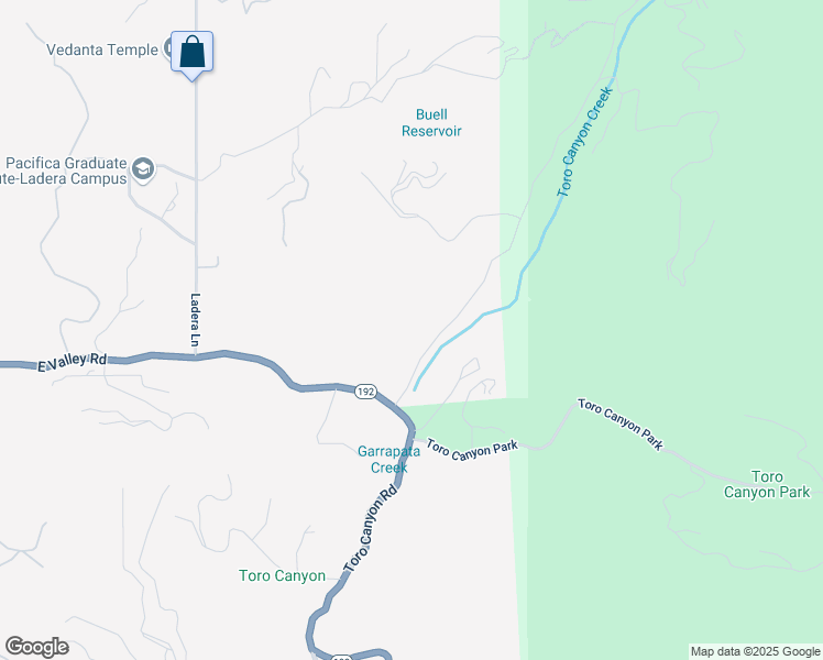 map of restaurants, bars, coffee shops, grocery stores, and more near 2954 East Valley Road in Montecito